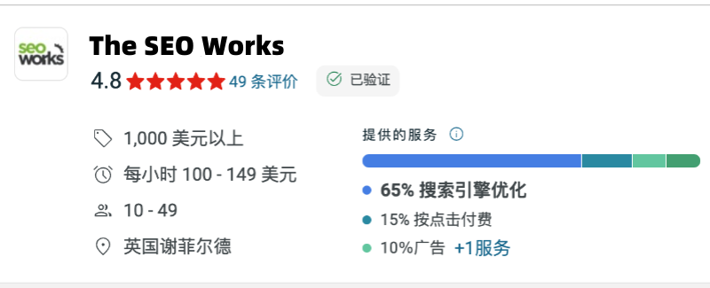 The SEO Works的公司信息和服务